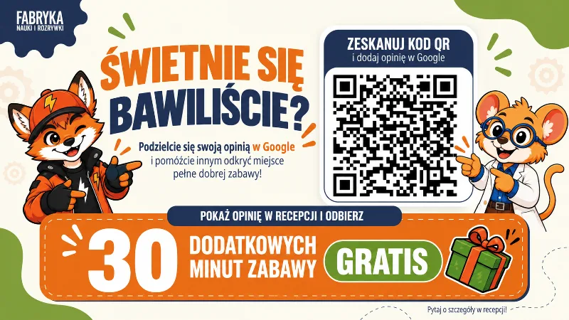 30 DODATKOWYCH MINUT ZABAWY